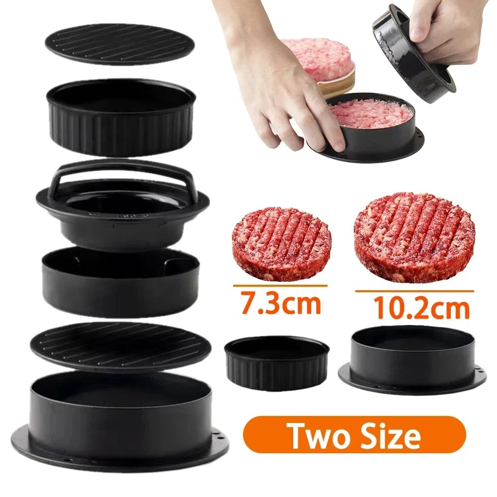 Kitchen Gadgets Modern - Okrągła prasa do hamburgerów Grill wołowy