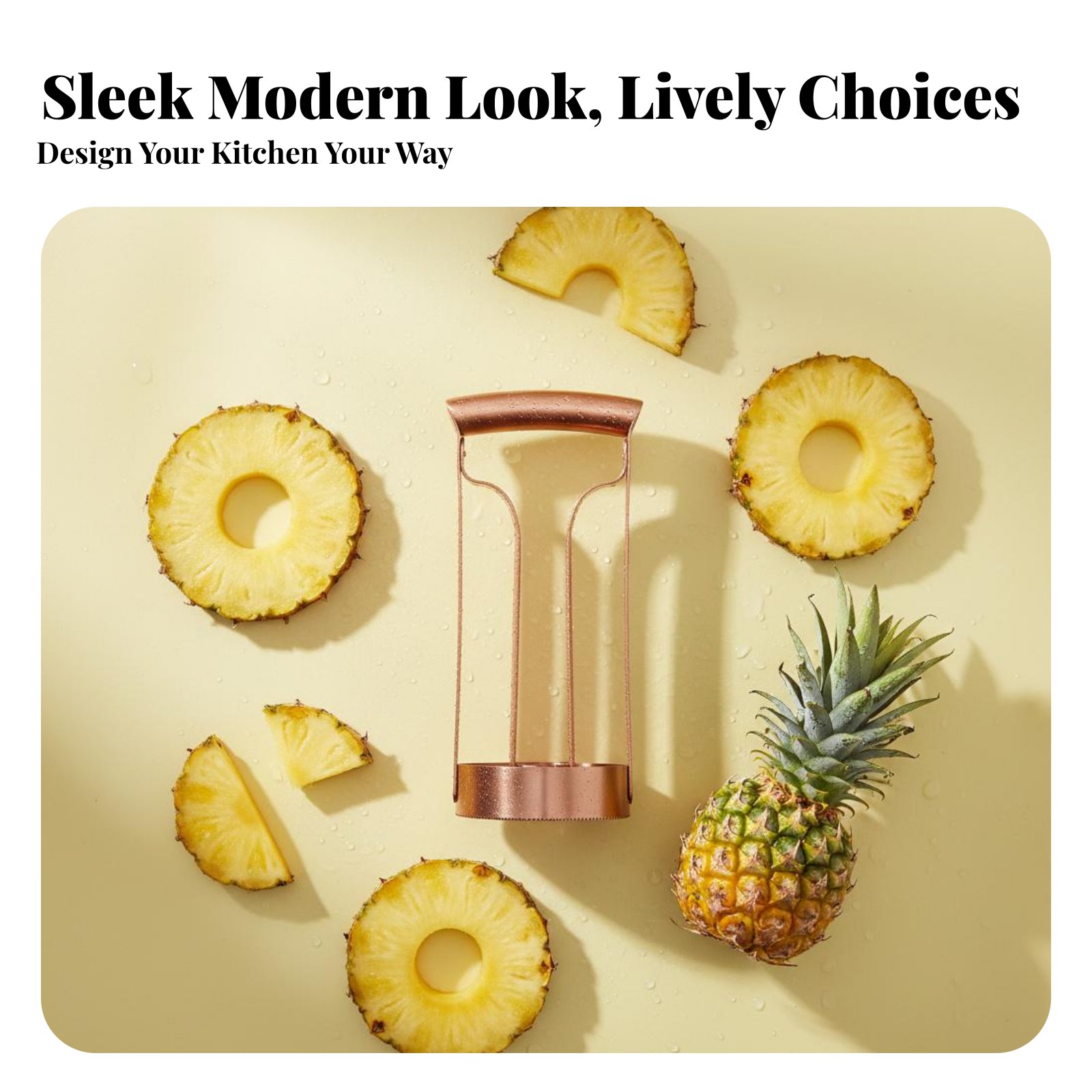 Kitchen Gadgets And Tools - Narzędzie do krojenia ananasa ze stali