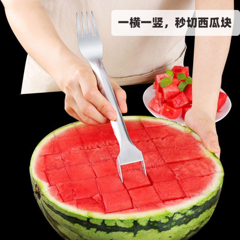 Kitchen Gadgets Cutting Tools - Krajalnica do arbuza ze stali nierdzewnej,