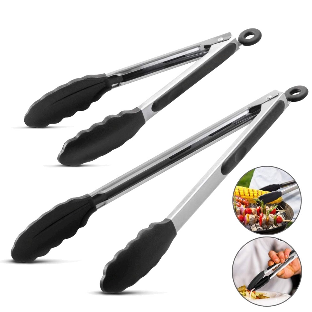 Kitchen Gadgets Cool - Szczypce kuchenne LMETJMA Premium Silikonowe szczypce