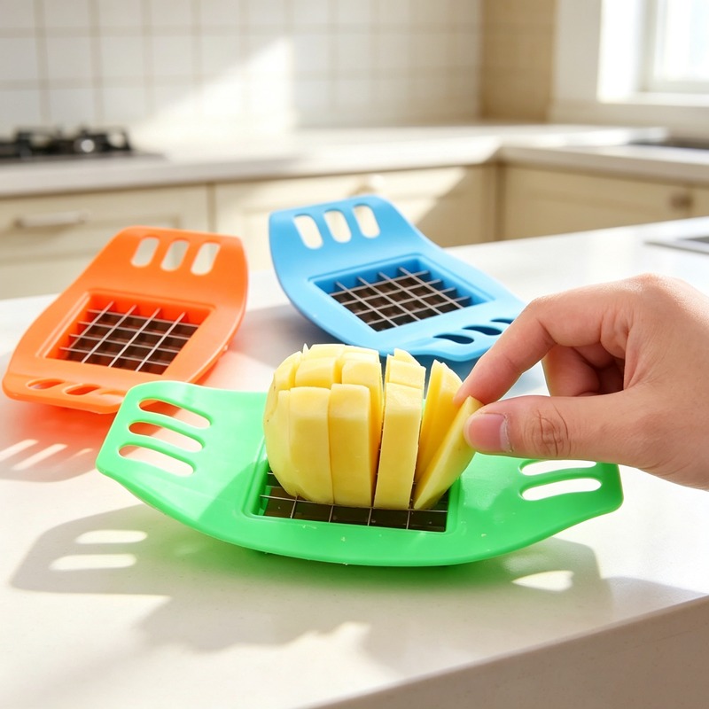 Kitchen Gadgets Cutting Tools - Maszynka do frytek, krajalnica do ziemniaków,
