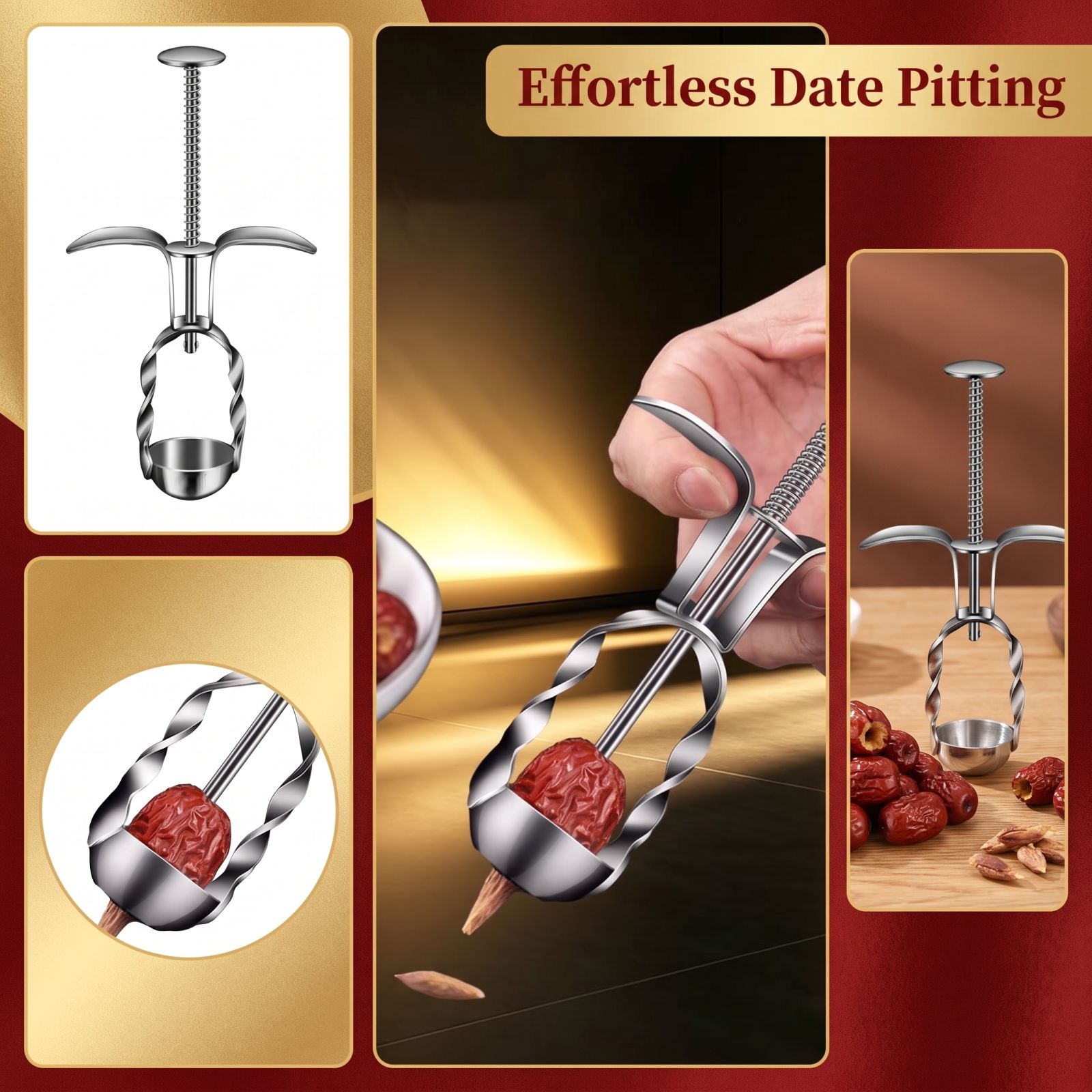Cherry Pitter Tool - Narzędzie do usuwania pestek z daktyli