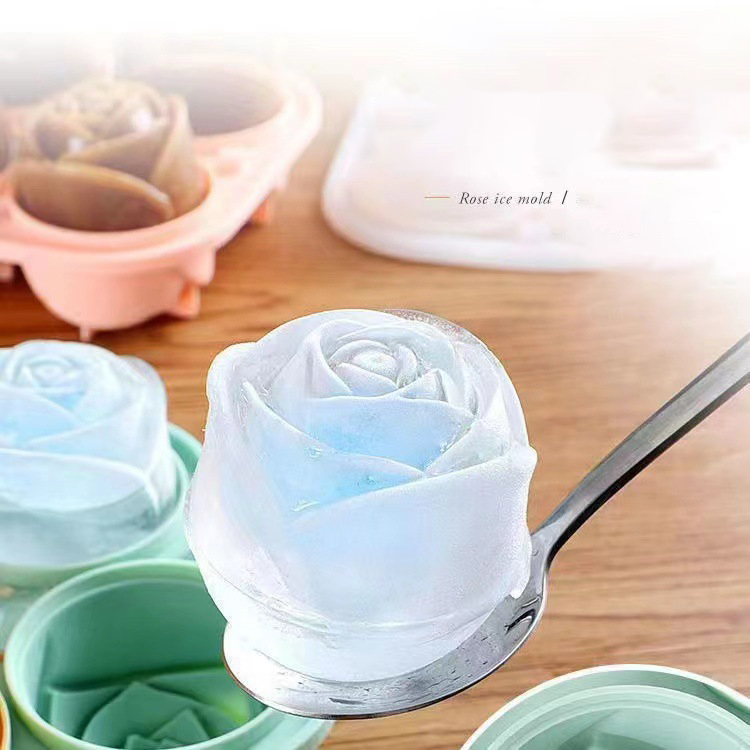 Formy do lodu 3D Rose 4 otwory – Kitchen Gadgets Worth Buying recenzja i cena