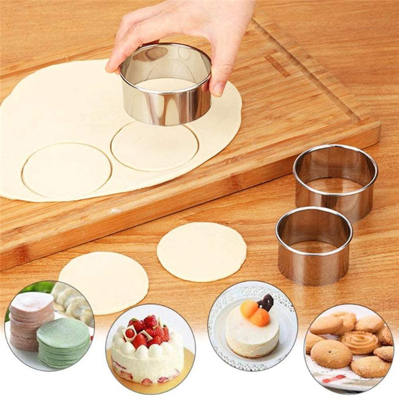5 SZT. Okrągłe foremki do cias – Kitchen Gadgets Cutting Tools recenzja i cena